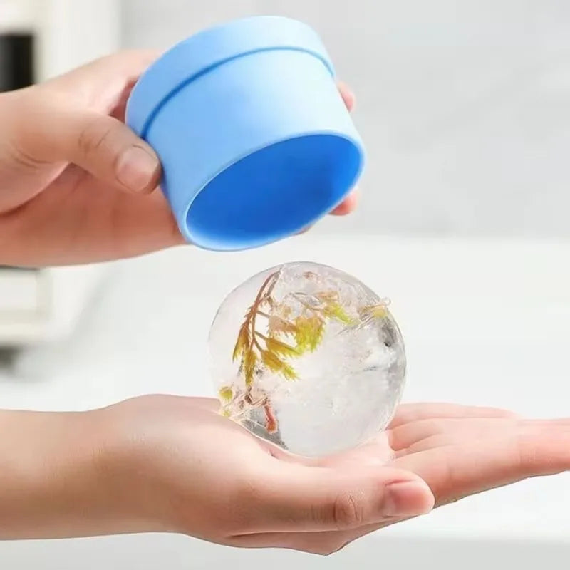 Silicone Round Ice Ball Mold – Easy Release, Food Grade Ice Ball Mold Babs