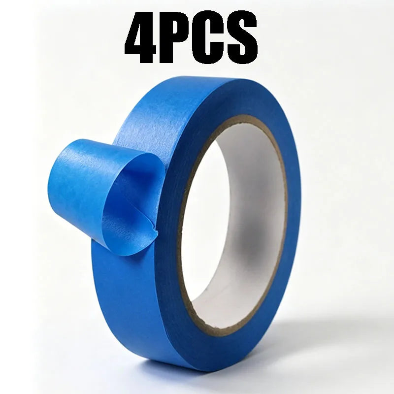 Blue Painters Tape 15/30/48mm×50m – Clean Release Masking Tape Painters Masking Tape Babs 4PCS 50m 48mm
