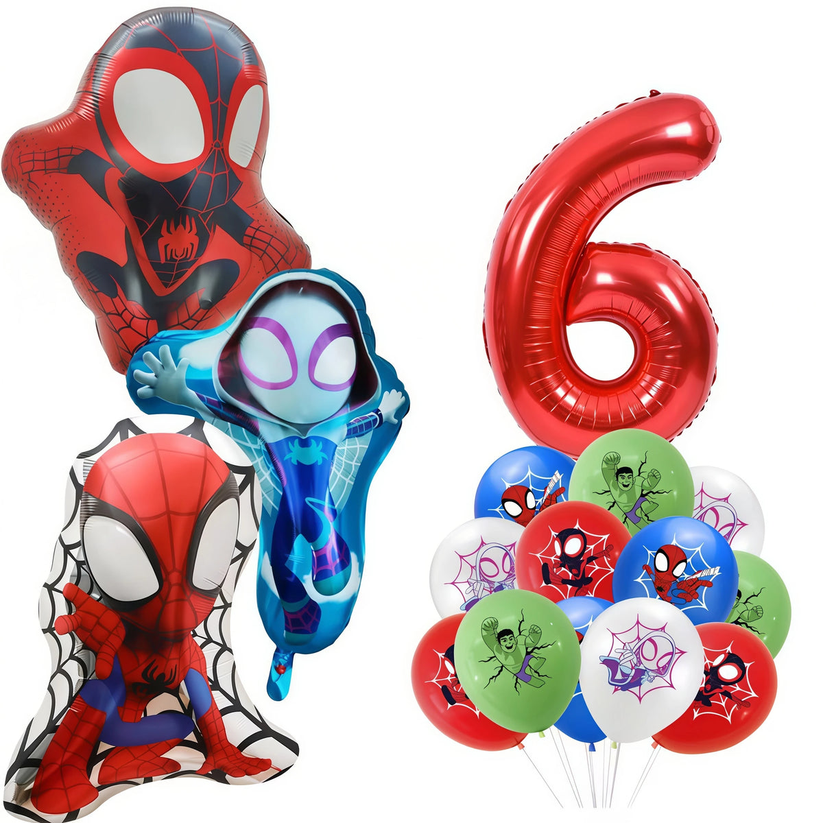 Spider-Man Birthday Party Supplies – Plates, Cups & Balloons
