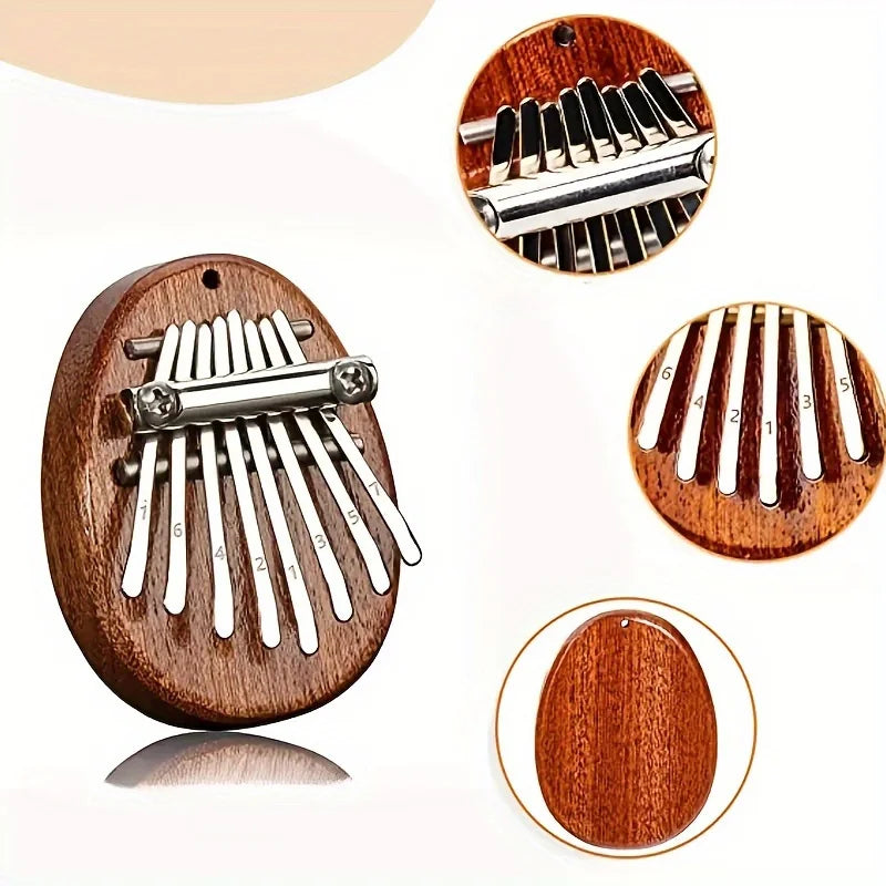 8-Tone Mini Kalimba Thumb Piano – Portable Finger Piano Gift Thumb Piano Babs