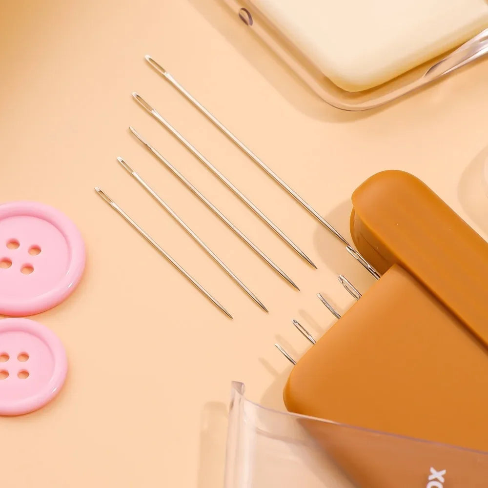 Magnetic Sewing Needle Box – 5-Size Embroidery Storage Case Needle Storage Case Babs