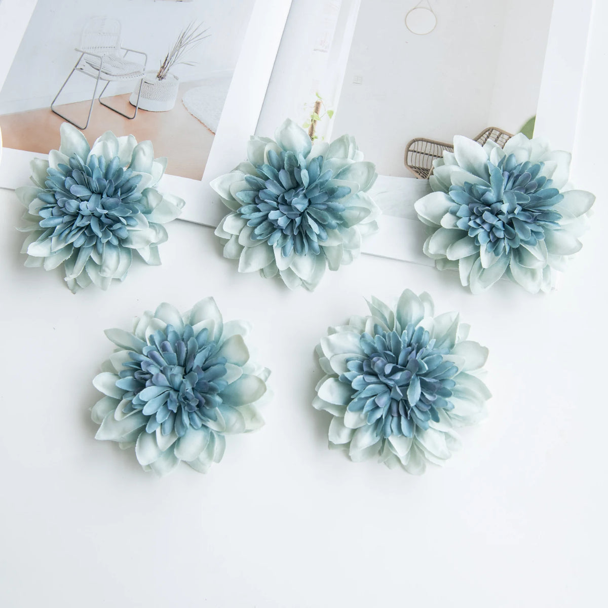Silk Rose Artificial Flower Heads – Wedding & Home Decor Artificial Flower Heads Babs COLOR 4 20 pieces