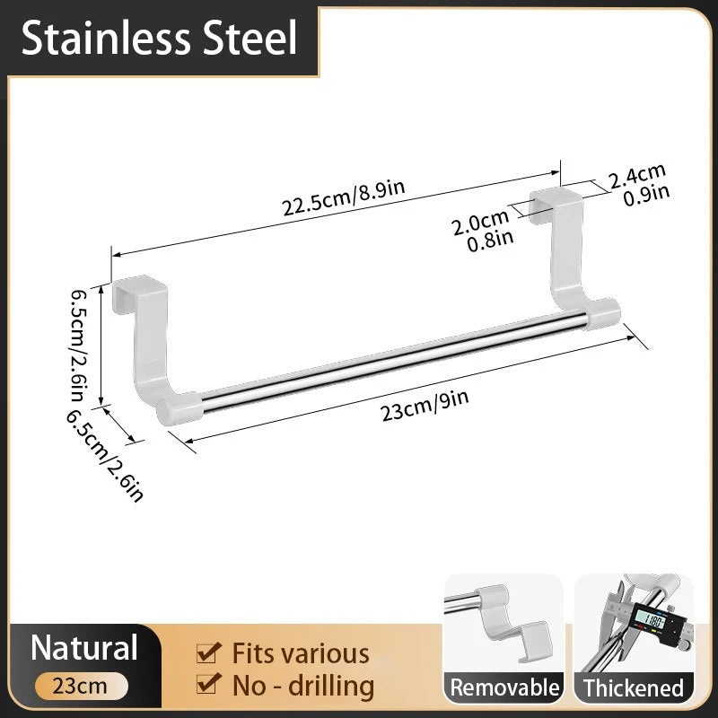 Stainless Steel Under-Sink Towel Rack & Organizer Under-Sink Towel Rack Babs S-23x6.5cm