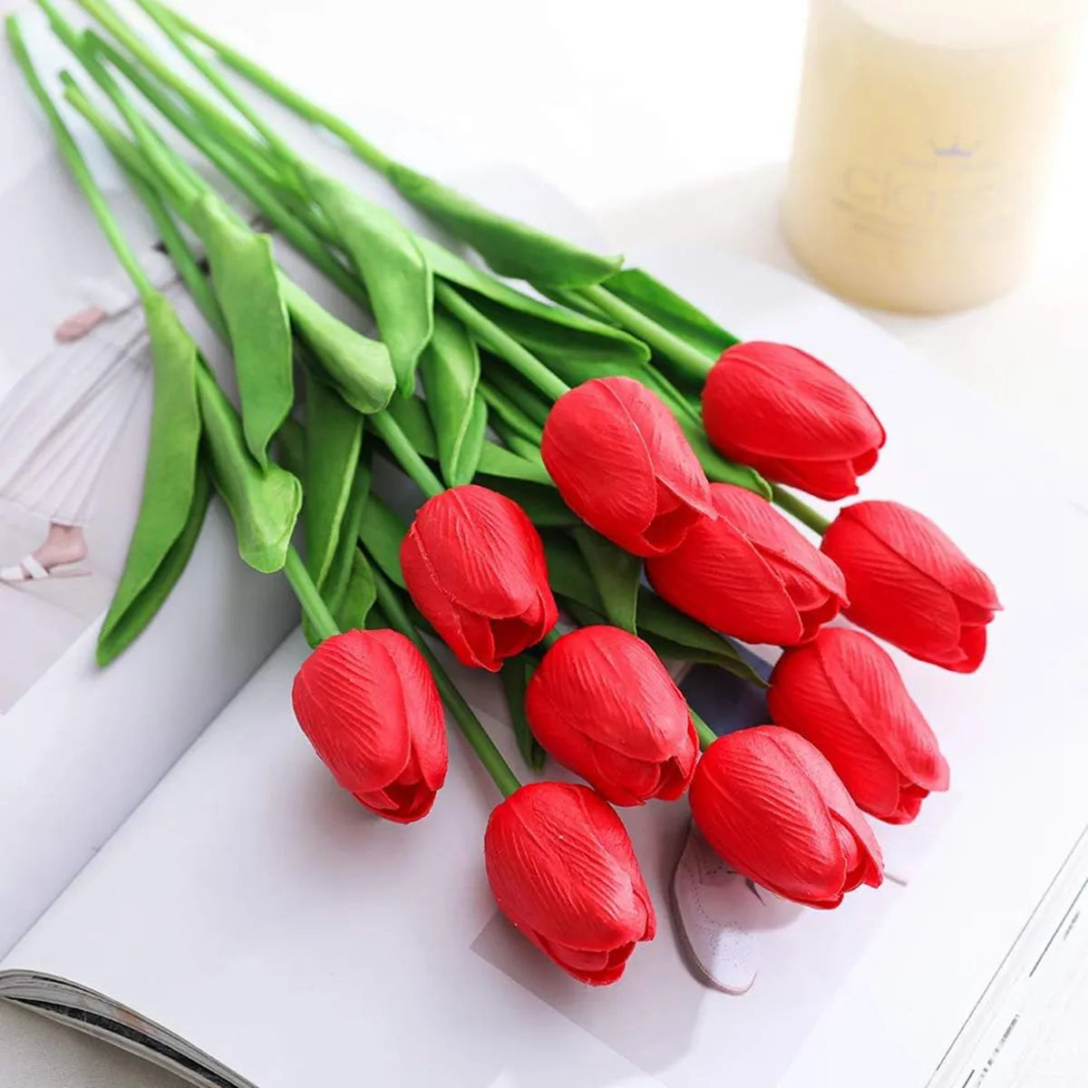 Realistic Artificial Tulip Flowers – Wedding & Home Décor Artificial Flowers Babs