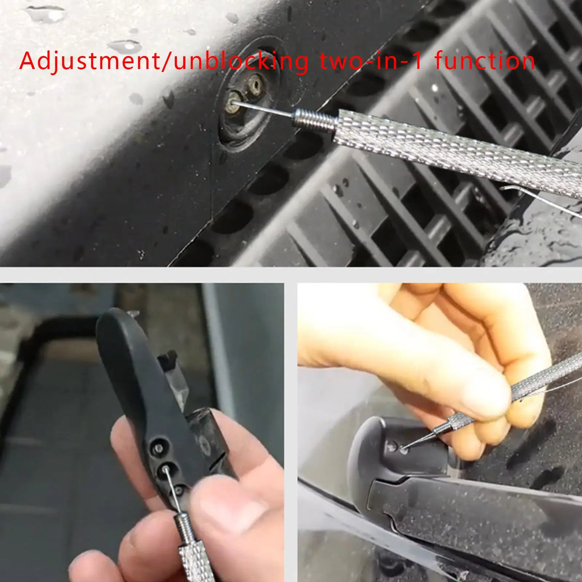 Car Wiper Nozzle Adjustment & Cleaning Tool – Aluminum Wiper Nozzle Tool Babs