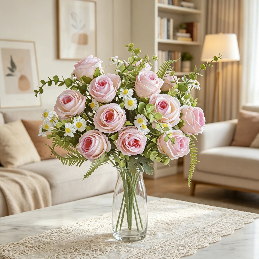 Silk Rose Artificial Flowers – Wedding, Home & Party Decor Artificial Silk Flowers Babs