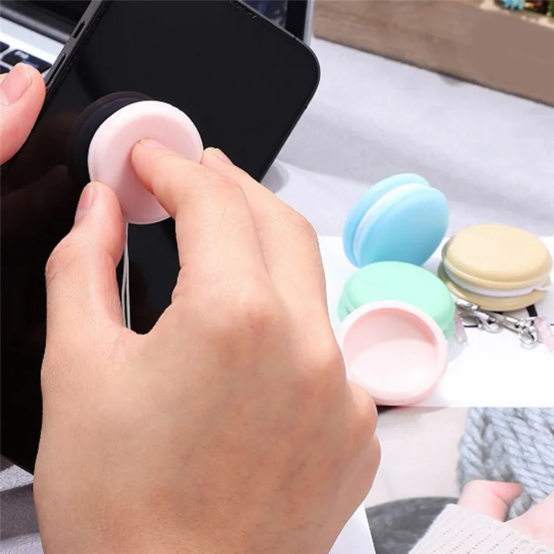Macaron Screen Cleaner Pendant – 4-Pack Microfiber Wipe Screen Cleaner Pendant Babs