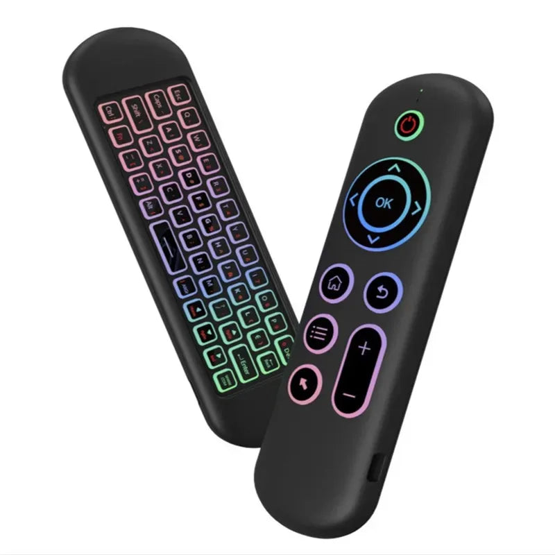 Wireless Air Mouse Remote & Mini Keyboard – BT5.2 + 7-Color Backlit Wireless Air Mouse Remote Babs Backlit