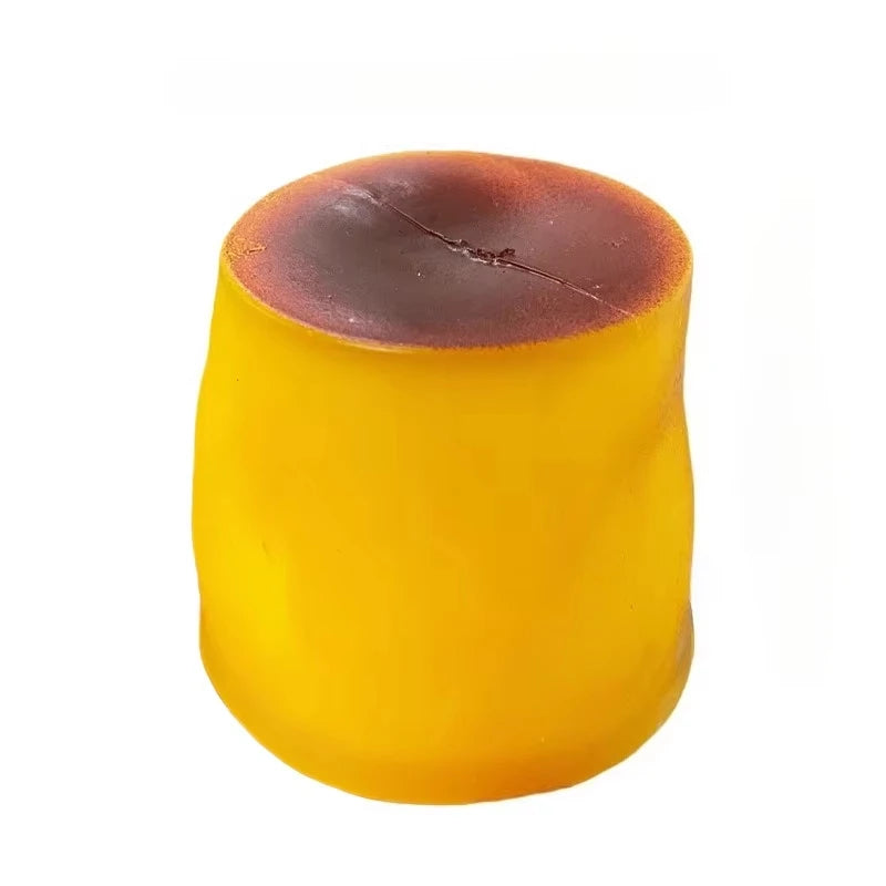 Caramel Pudding Squishy Fidget Ball – ASMR Sensory Squeeze Toy Squishy Fidget Toy Babs 1pc