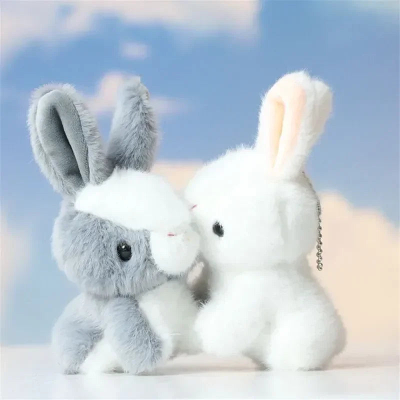 Plush Rabbit Keychain Pendant – Cute Bunny Bag Charm Gift Plush Keychain Pendant Babs