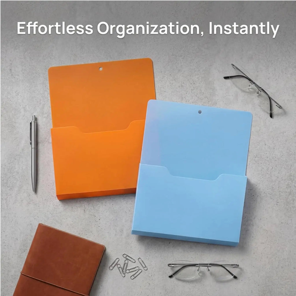Magnetic Wall Mount A4 File Holder & Document Organizer Wall File Organizer Babs