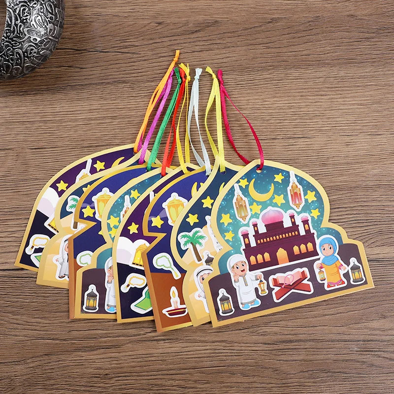36Pcs Eid Mubarak Hanging Decorations – Ramadan Moon & Star Set Party Hanging Decorations Babs