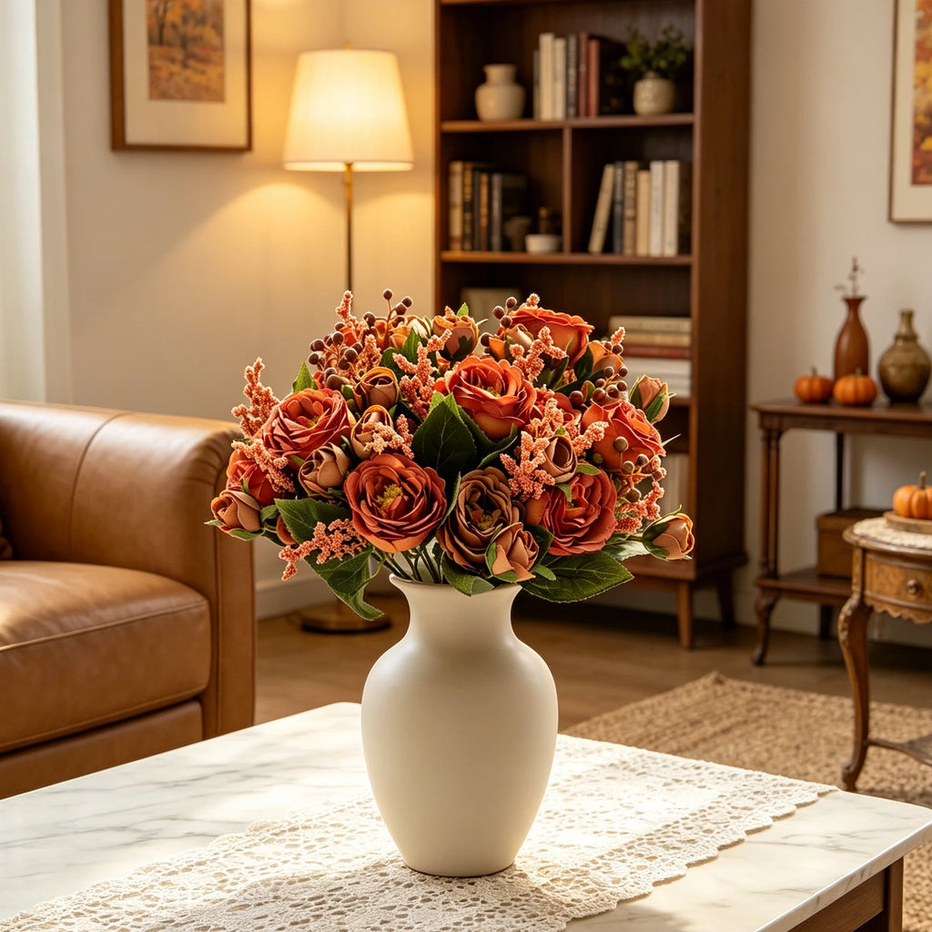 Silk Peony Artificial Flowers for Wedding & Home Décor Artificial Silk Flowers Babs