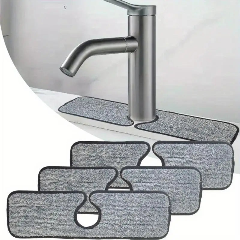 3-Pack Kitchen Sink Splash Mat – Microfiber Absorbent Faucet Mat Kitchen Sink Mat Babs