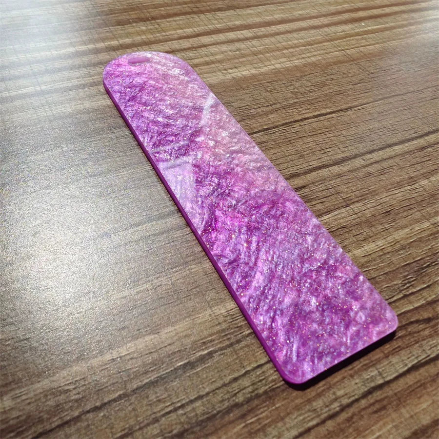 Acrylic Water Ripple Bookmark DIY Sticker – Loose Powder Design Acrylic DIY Bookmark Babs