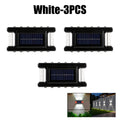 Solar Outdoor Wall Light – Rainproof Garden Landscape Lamp Solar Wall Light Babs White 3PCS