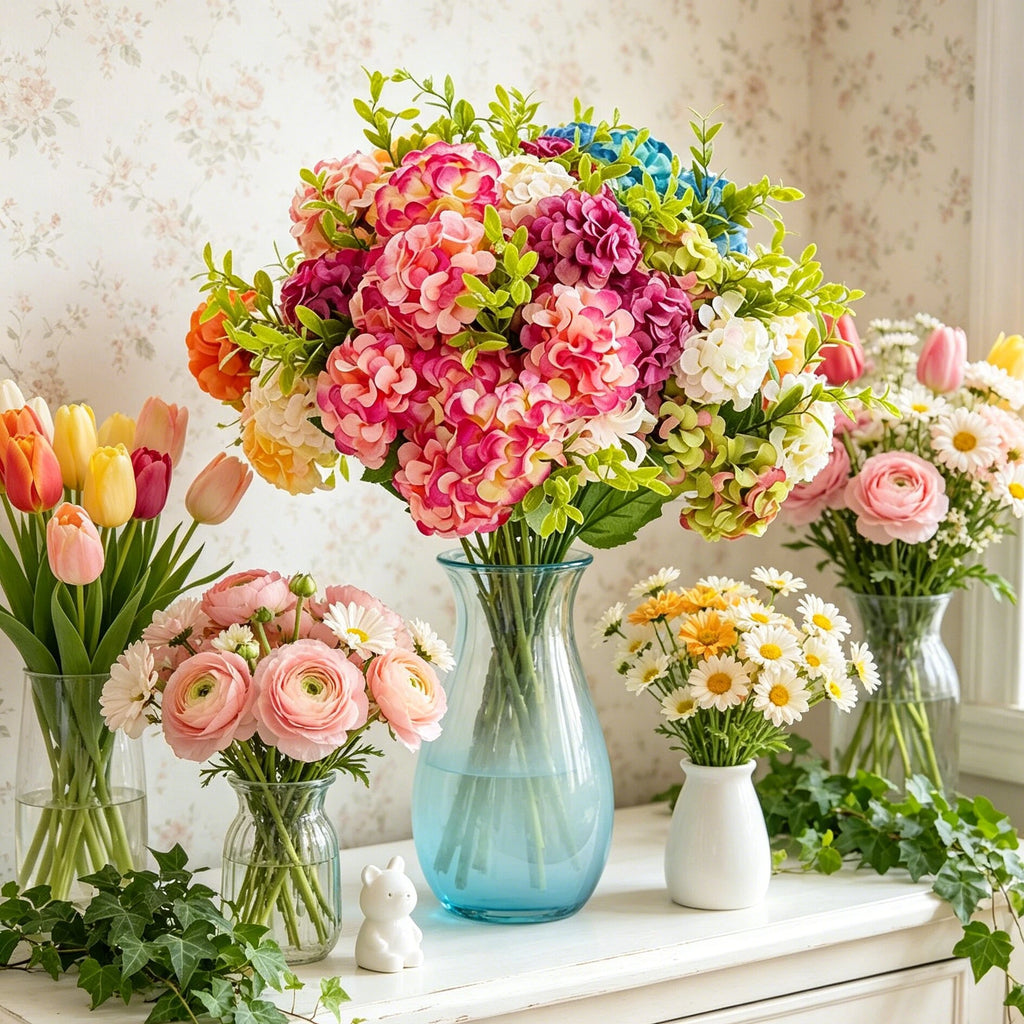 Artificial Silk Carnation Bouquet – Wedding & Home Décor Artificial Flower Bouquet Babs
