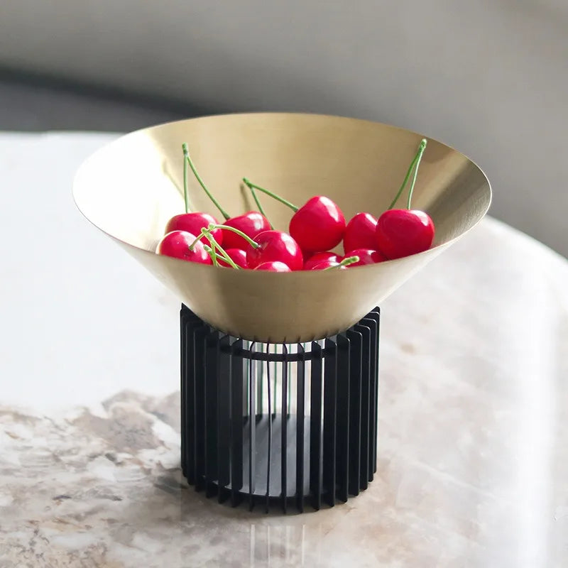 Light Luxury Metal Fruit Plate & Decorative Storage Tray Decorative Storage Tray Babs
