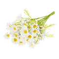 5-Piece Artificial White Daisy Bouquet – 50cm Silk Flowers Artificial Silk Flowers Babs white