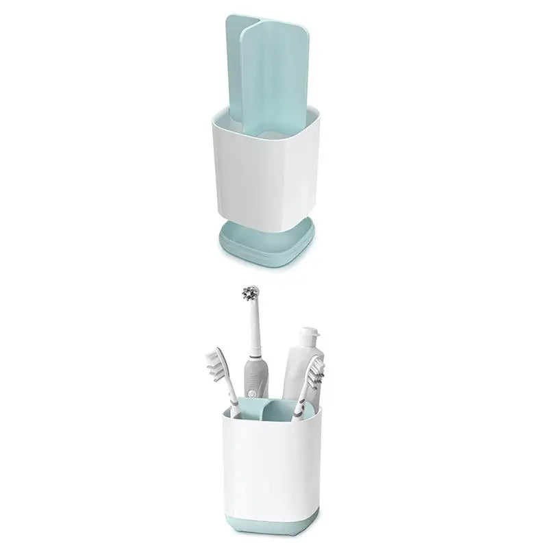 Toothbrush & Toothpaste Holder Organizer – Bathroom Caddy Stand Toothbrush Holder Babs