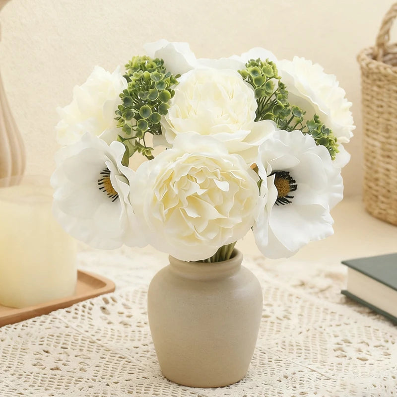 Silk Artificial Peony Flower for Home Decor & Weddings Artificial Flowers Babs