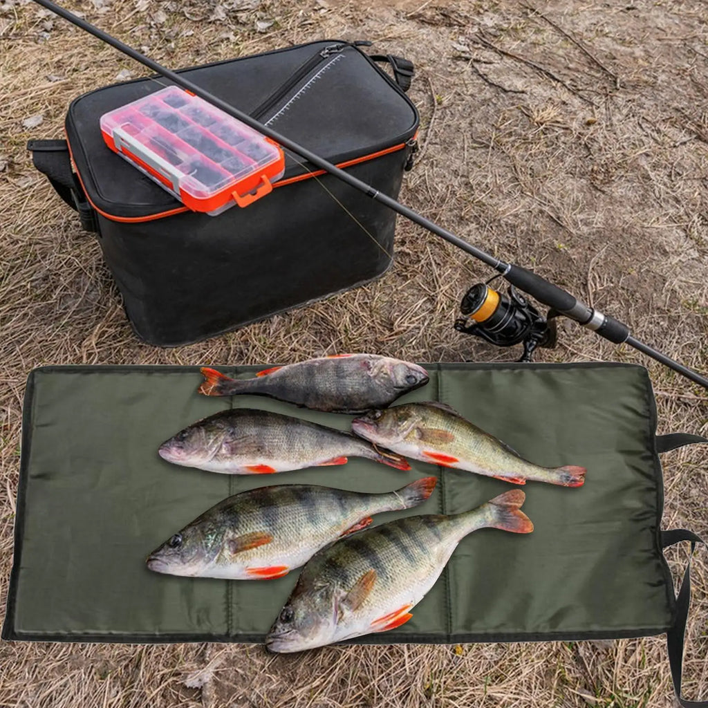 Foldable Carp Fishing Unhooking Mat – 3-Layer Sponge Pad Fishing Unhooking Mat Babs