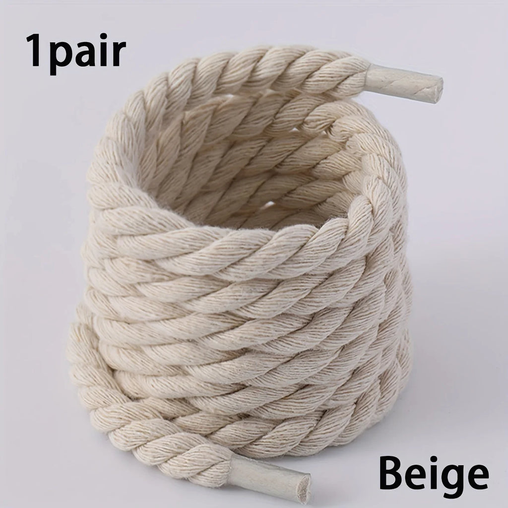 Handmade Braided Nylon Shoelaces – Durable Round Canvas Shoe Laces Braided Shoelaces Babs