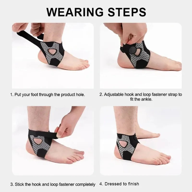 Breathable Elastic Ankle Support Compression Sleeve S/M/L Ankle Support Sleeve Babs