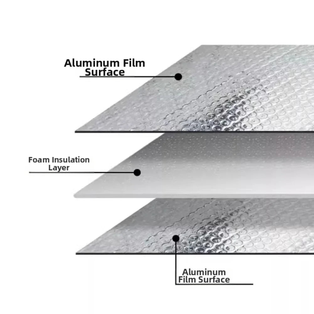 AC Outdoor Unit Cover – Aluminum Foil Sun, Rain & Dust Shield AC Outdoor Unit Cover Babs