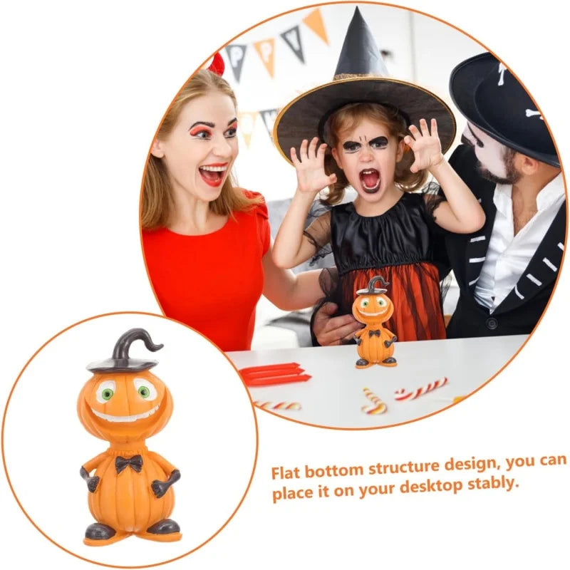 Halloween Resin Pumpkin Statue – Garden & Tabletop Ornament Halloween Resin Statue Babs