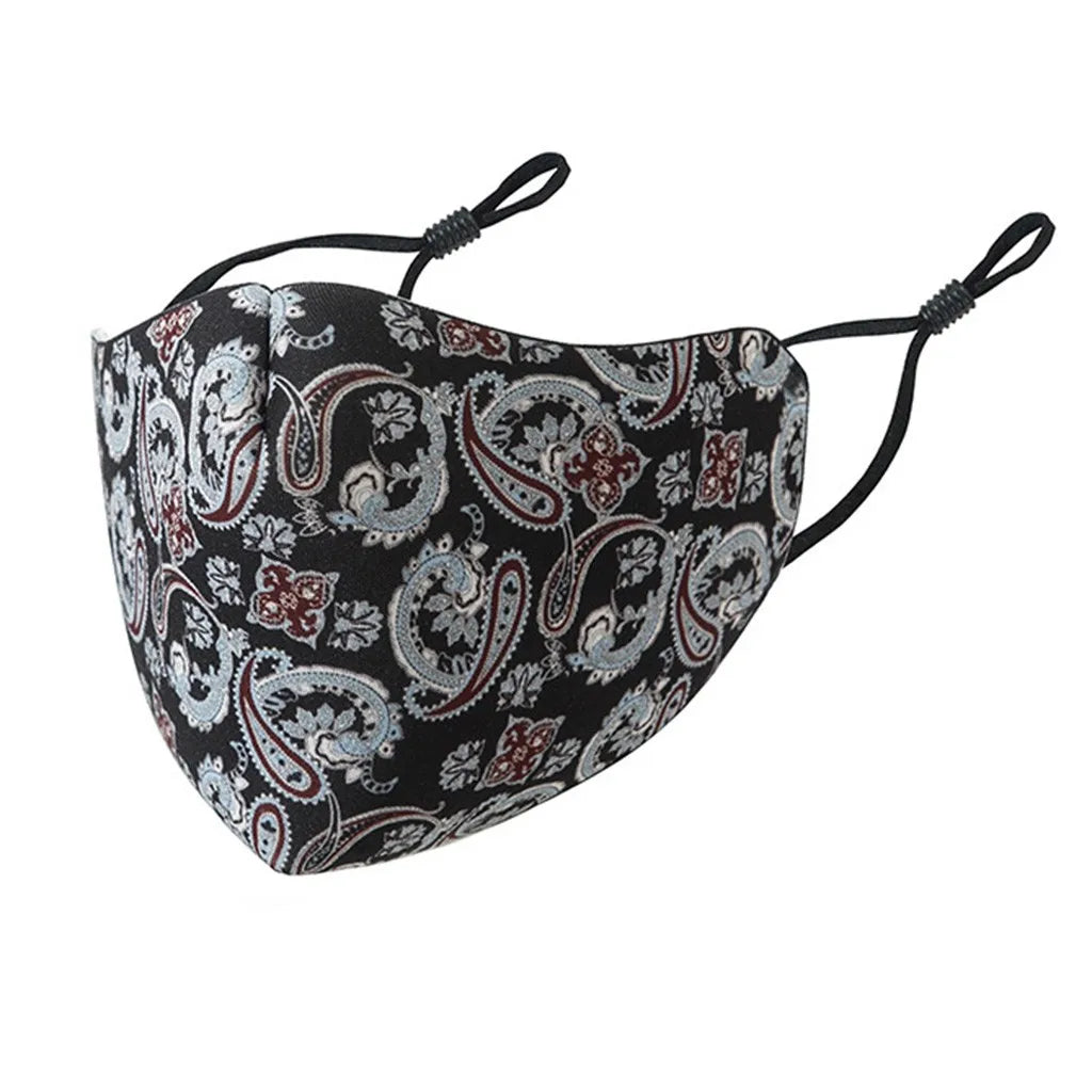 Cute Print Washable Face Mask – Unisex Cotton Outdoor Mask Printed Face Mask Babs B