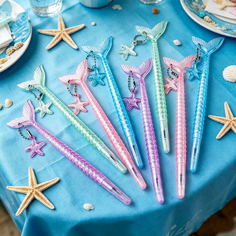 Mermaid Theme Notebooks & Pens – Kids Ocean Party Favors 8/12 Sets Party Favor Set Babs