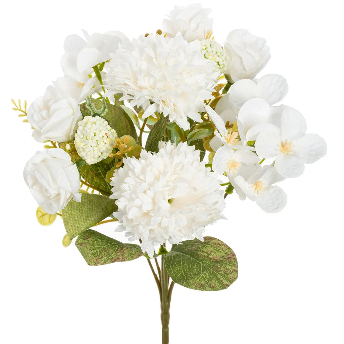Artificial Rose Chrysanthemum Silk Flower Ball – Wedding Décor Artificial Flower Ball Babs Beige 1 PC