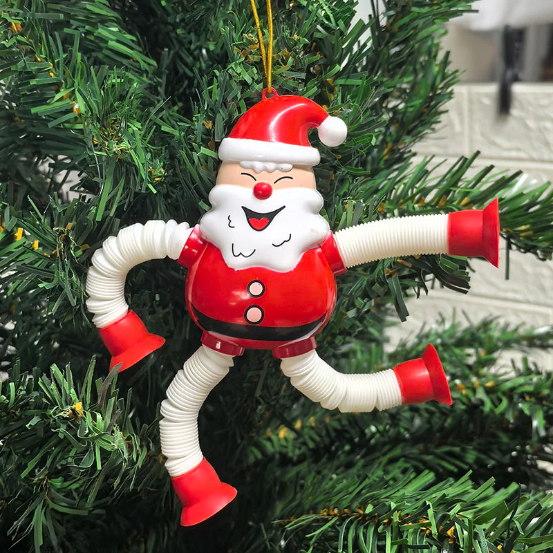 Santa Claus Extendable Christmas Ornaments 2025 – Kids Gift Christmas Tree Ornament Babs Santa Claus
