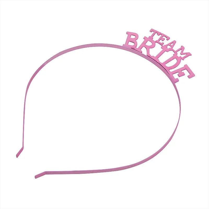 Team Bride To Be Alloy Headband – Bridal Shower Headwear Bridal Party Headband Babs