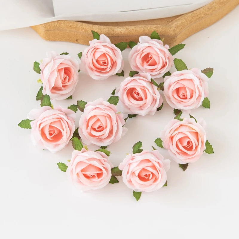 Silk Rose Artificial Flowers for Wedding, Wreath & Home Décor Artificial Silk Flowers Babs color 1 40 pcs