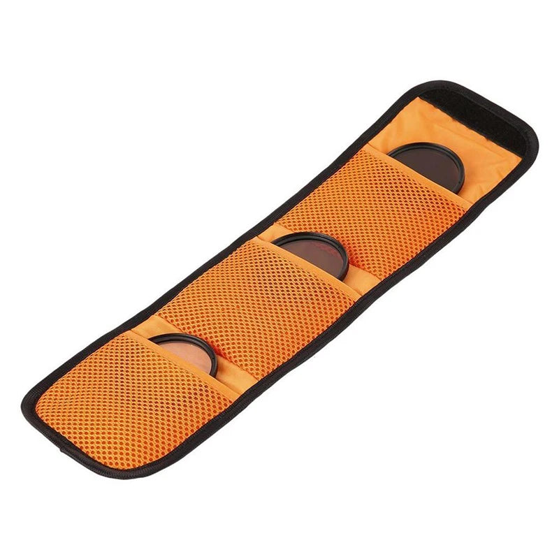 3-Pocket Lens Filter Bag – ND UV CPL Filter Wallet Case 82mm Lens Filter Bag Babs