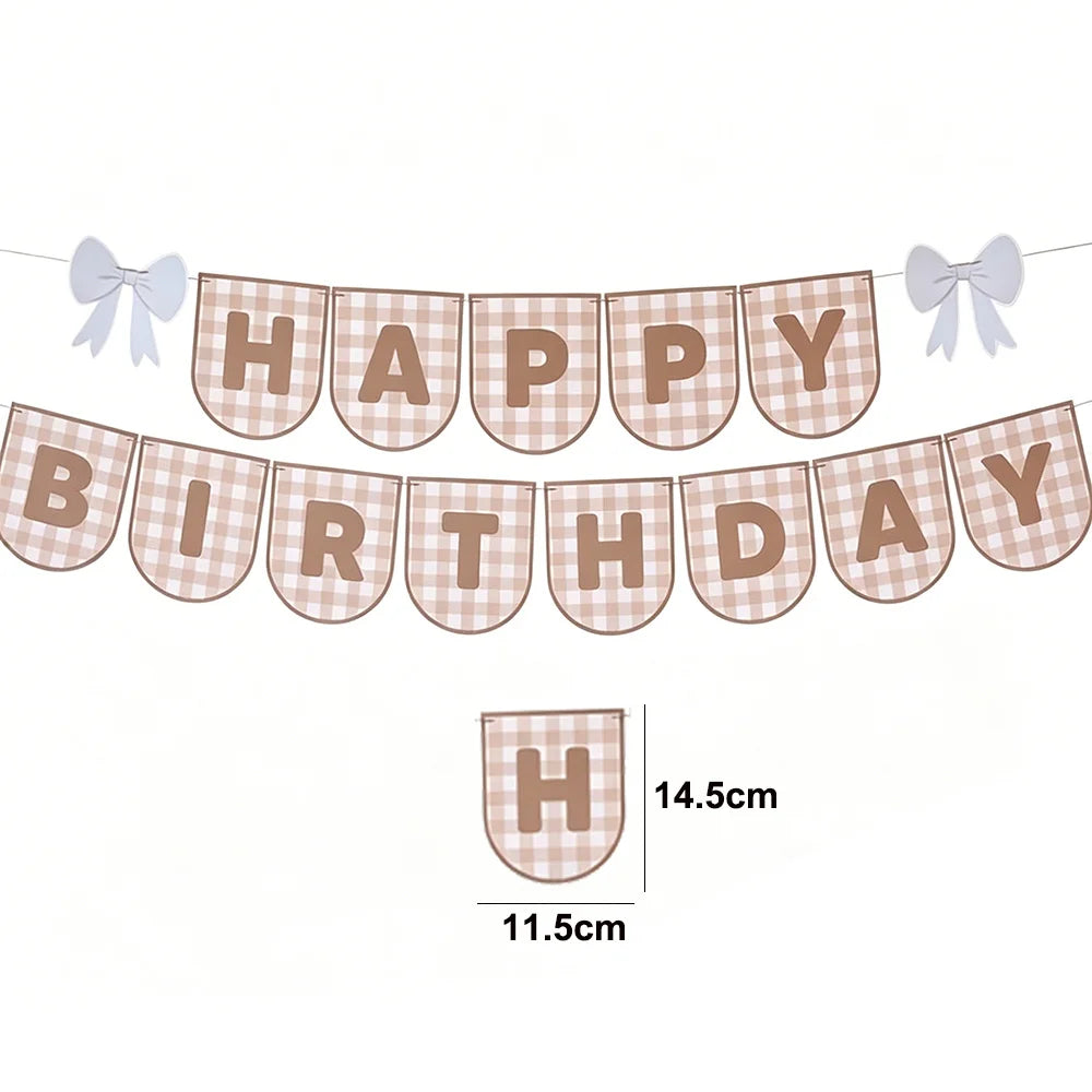 Boho Horse Birthday Party Banner & Foil Balloons Decor Set