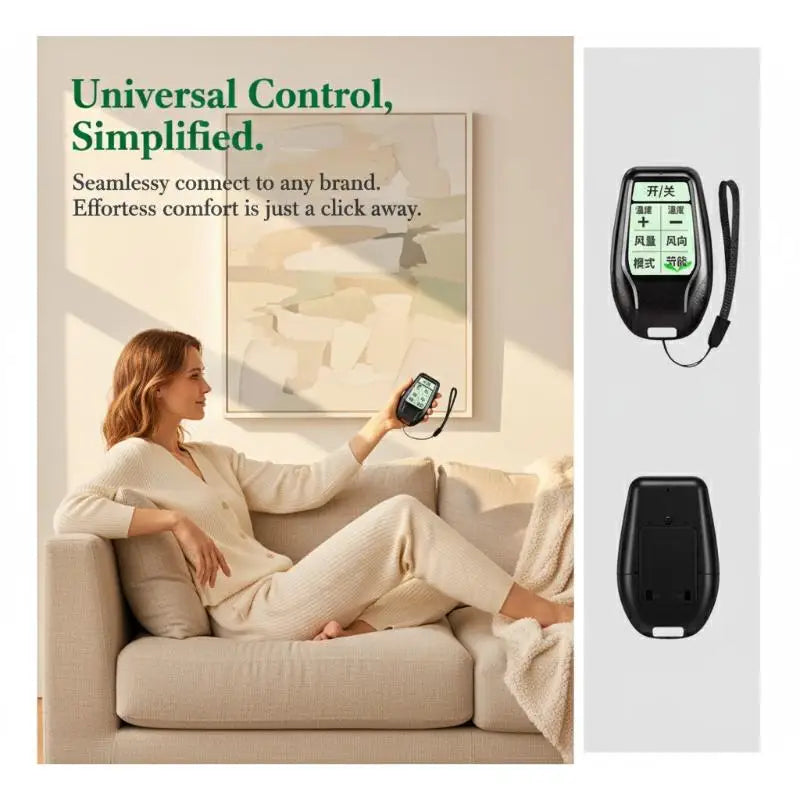 Universal AC Remote Control – One-Click, Fits All Brands AC Remote Control Babs