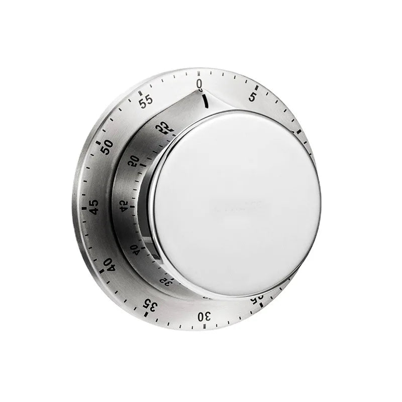 Stainless Steel Magnetic Mechanical Kitchen Timer – No Battery Mechanical Kitchen Timer Babs