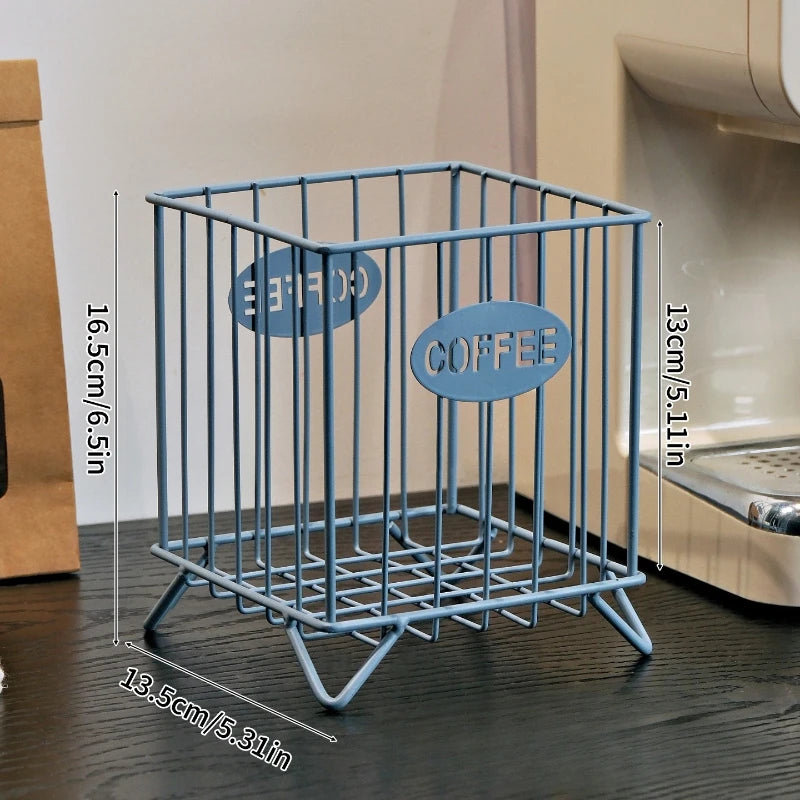 Metal Fruit & Storage Basket – Multifunction Home Organizer Storage Basket Babs Blue