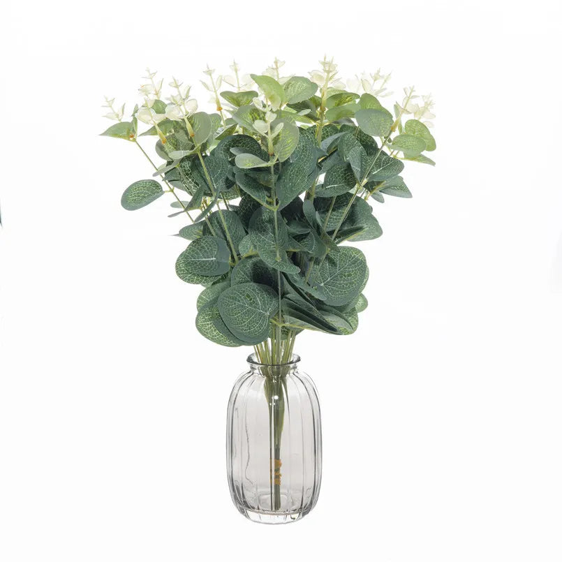 UV-Resistant Artificial Eucalyptus Leaves 20/40 Pcs – Home Decor Artificial Greenery Babs