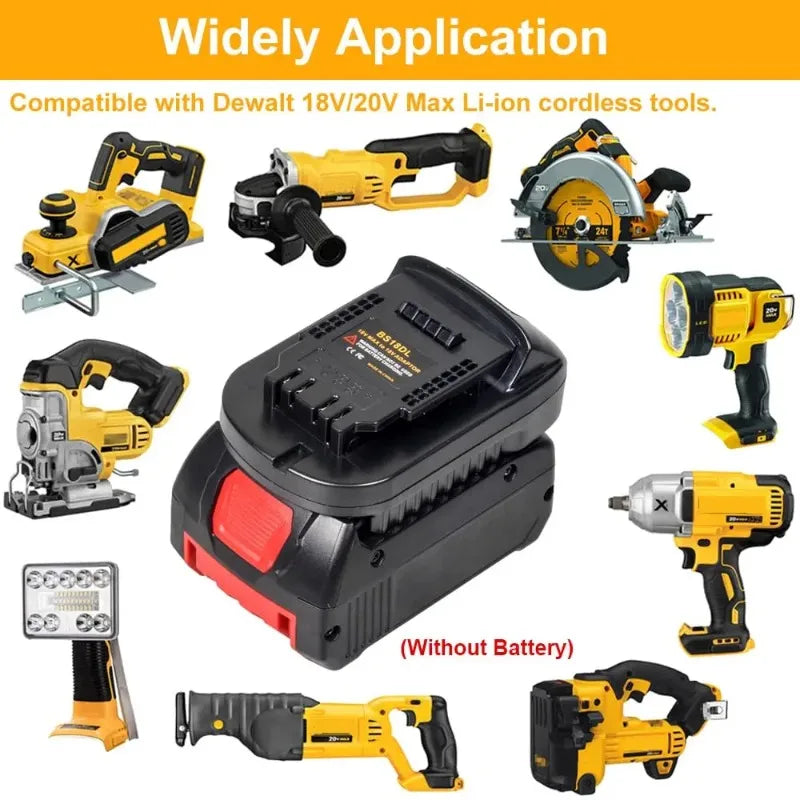 Bosch 18V to DeWalt 20V MAX Battery Adapter Converter BS18DL Battery Adapter Babs