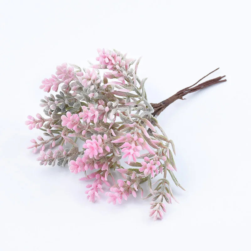 Artificial Mini Plant Bouquet | Christmas & Wedding Decor 1/5 Pcs Artificial Plant Decor Babs rose red 1 pc