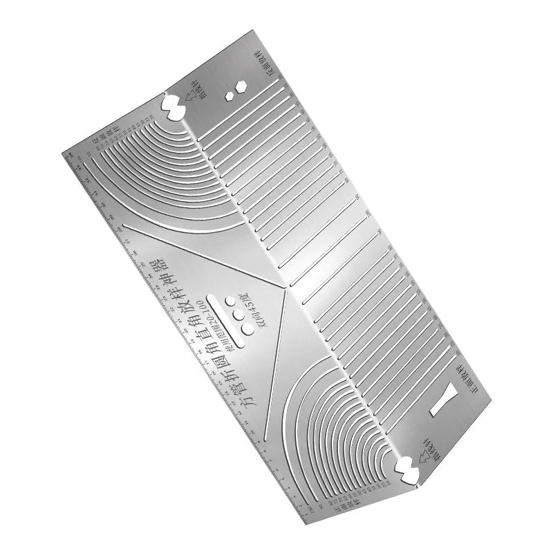 Arc Marking Tool – Flex Angle Mitre Gauge & Ruler | 0–80mm Angle Marking Gauge Babs
