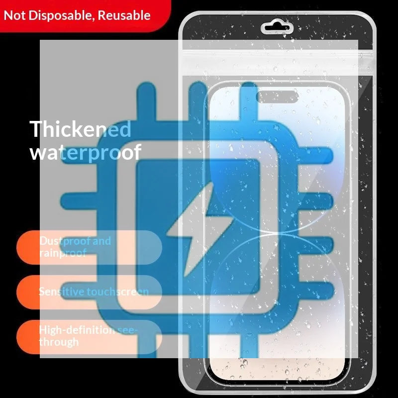10Pcs Waterproof Phone Pouch Bag – Universal Clear Case 6.3–7.2" Waterproof Phone Pouch Babs