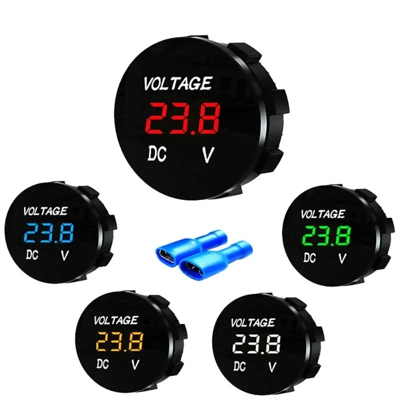 Universal DC LED Digital Voltmeter 5–48V Battery Voltage Monitor Digital Voltage Meter Babs