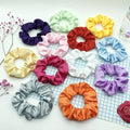 20pcs LED Glow Satin Hair Scrunchies – Light-Up Party Set LED Hair Scrunchies Babs mix colors