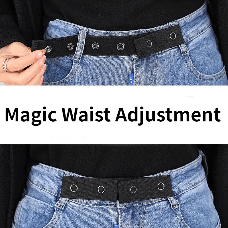 Elastic Waist Extenders – Adjustable Button Extender for Jeans Waist Extender Babs