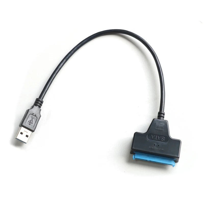 SATA to USB 3.0 & Type-C Adapter Cable for 2.5" HDD SSD SATA USB Adapter Cable Babs 18CM Dark black